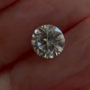 Brilliant Round Cut Moissanite Ice Blue Loose Gemstone 1CT